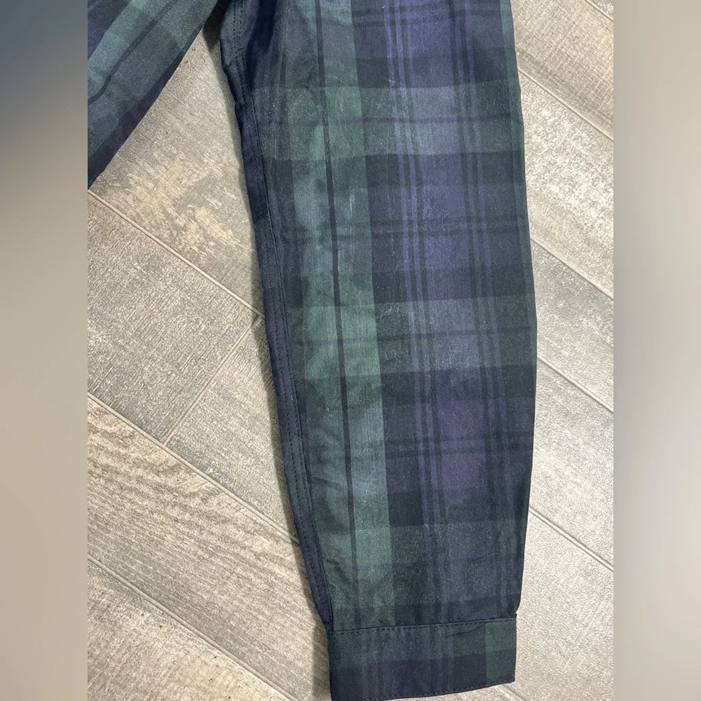 Whim Golf Tartan Caddie Jacket in Waxed Blackwatch